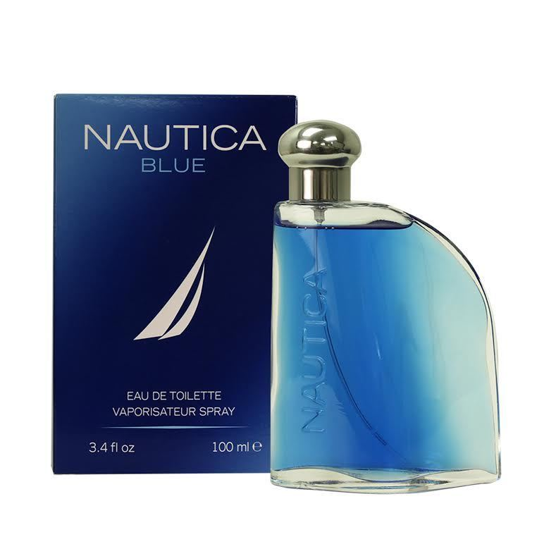 Blue Men's Nautica 3.4ounce Eau de Toilett Spray Cologne After Shave Splash On Men