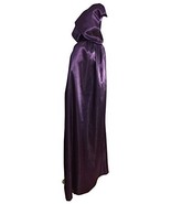 Womens Hooded Cloak Role Cape Play Costume Purple X Large - $23.75