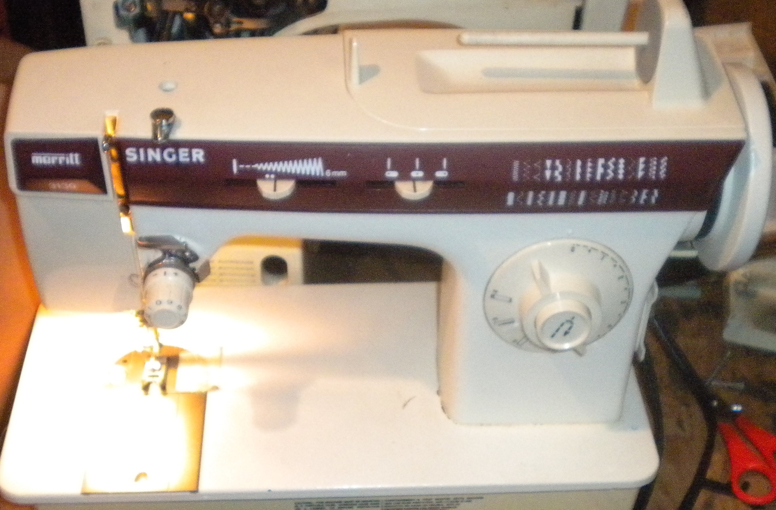 Singer Merritt 3130 Thread Take Up Lever Assy 445672 w/Linkage Sewing