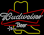 Budweiser bowtie cowboy boot neon sign 16 x 16 1 thumb155 crop