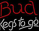 Budweiser kegs to go neon sign 16 x 16 thumb155 crop