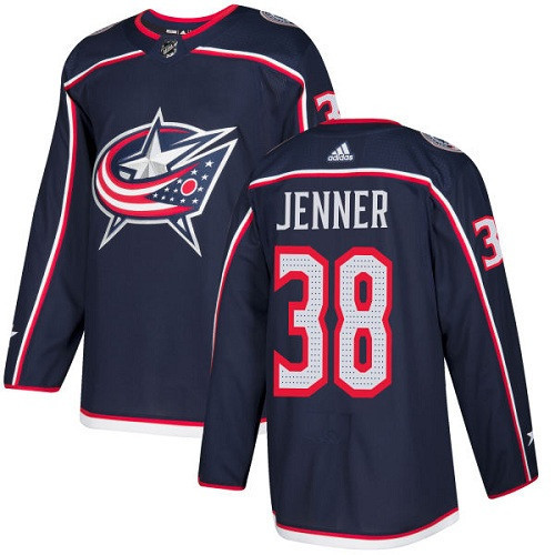 NHL Boone Jenner Youth Columbus Blue Jackets Authentic Home Jersey ...