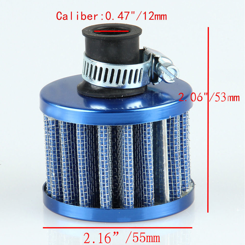 Car Air Intake Filters Cool Fresh Clean Air Blue Cylinder Protector