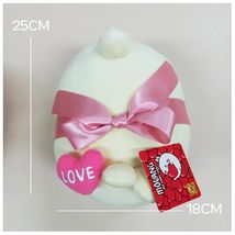 Molang Gift Ribbon Stuffed Animal Rabbit Korean Plush Toy 9.8 inch 25cm image 8