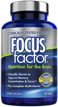 Focus Factor Brain Supplement Multivitamin Improve Memory and Clarity Bo... - $26.46