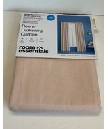 Room Essentials Room Darkening Curtain 42 x 95 One Panel Blush Pink 42&quot; ... - $8.90