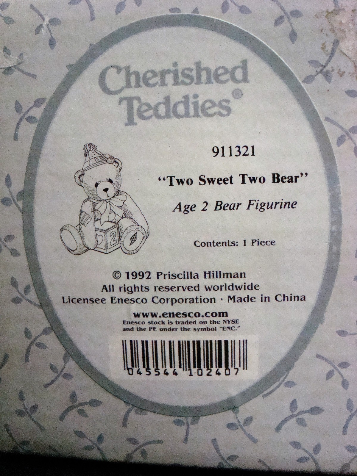 cherished teddies age 1