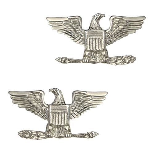 Set of 2 Colonel Eagle Collar Pin Devices US and 50 similar items