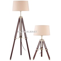 Tripod Adjustable Lamp Set Floor Lamp and Table Lamp Classic Home Lamps 
