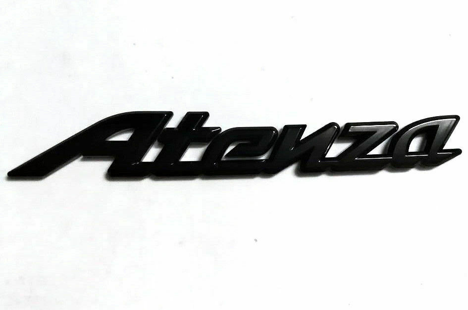 BLACK/ silver Axela ATENZA Emblem Badge sticker decal FOR Mazda3 MS6 ...