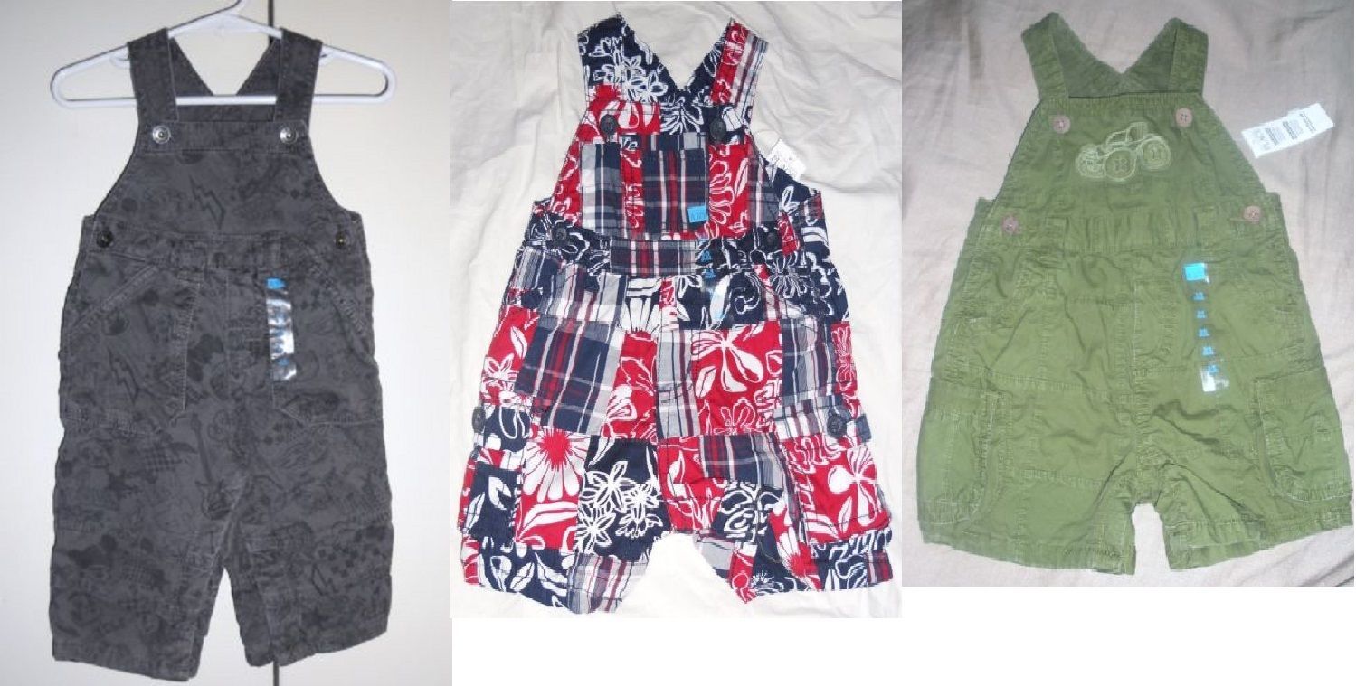 Little Wonders Infant Boys Creepers Rompers Sizes 0-3 Months and 3-6 Months NWT
