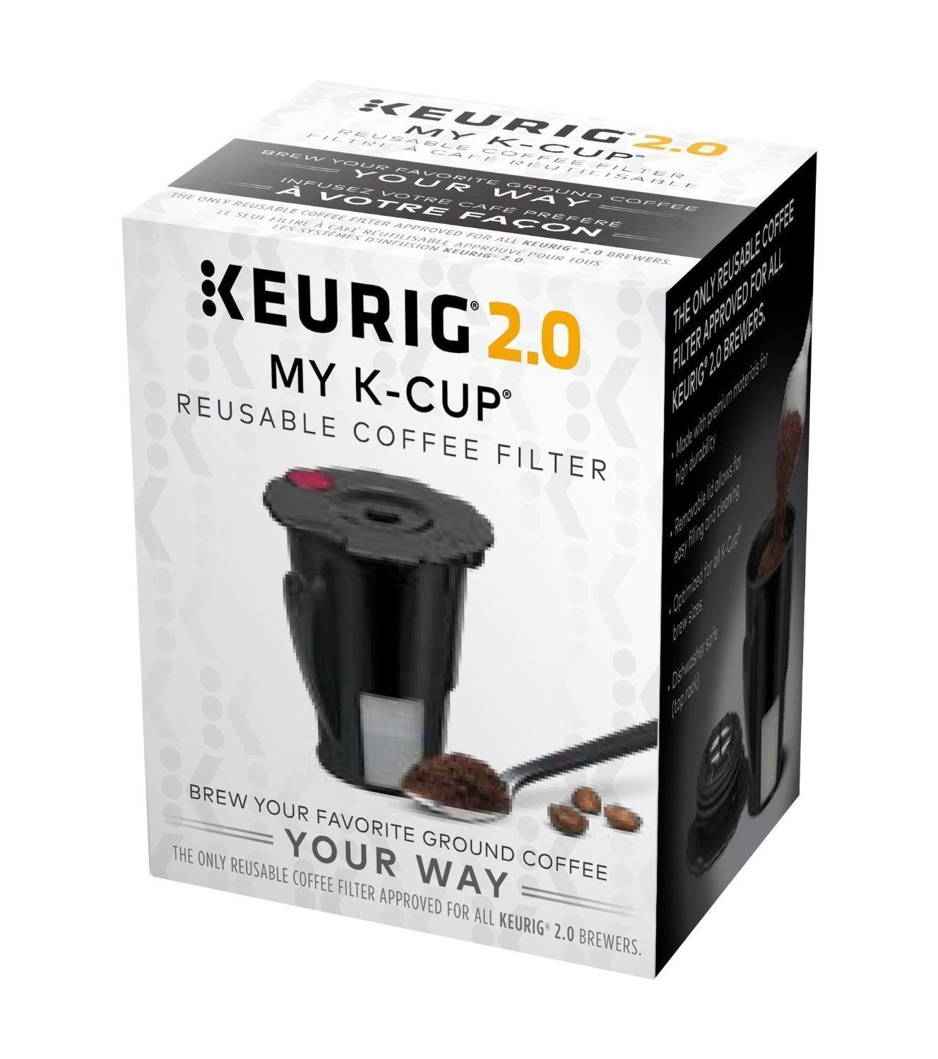 Keurig® 2.0 My KCup® Reusable Coffee Filter Replacement Parts & Accs