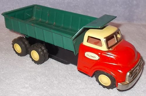 vintage toy garbage truck