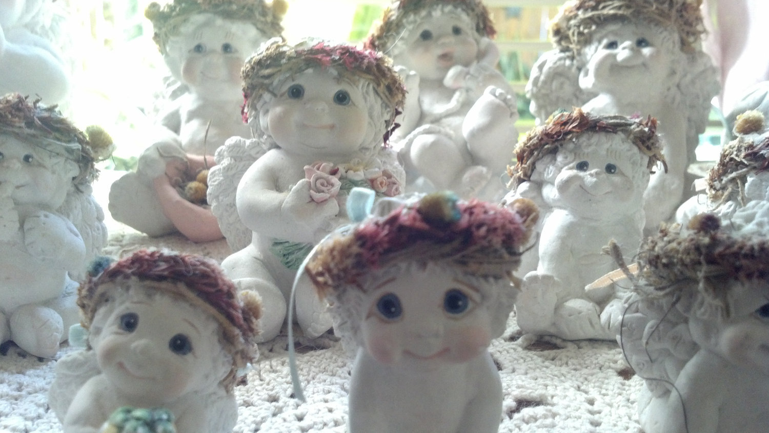 13 Rare Dreamsicles Cherub Angel's Cast Art By Kristin Haynes BIG LOT