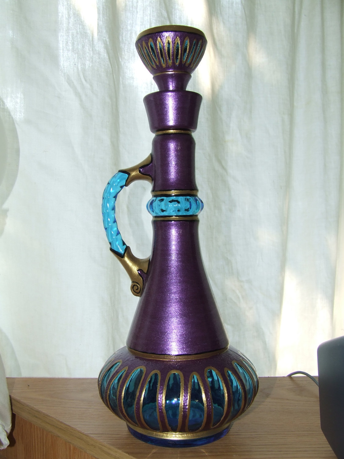 I Dream of Jeannie / Genie Hand Painted OOAK Jim Beam 1973 bottle