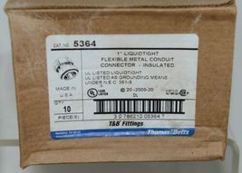 Thomas Betts 5364 1 Inch Liquidtight Flexible Metal Conduit Connector Insulated image 6