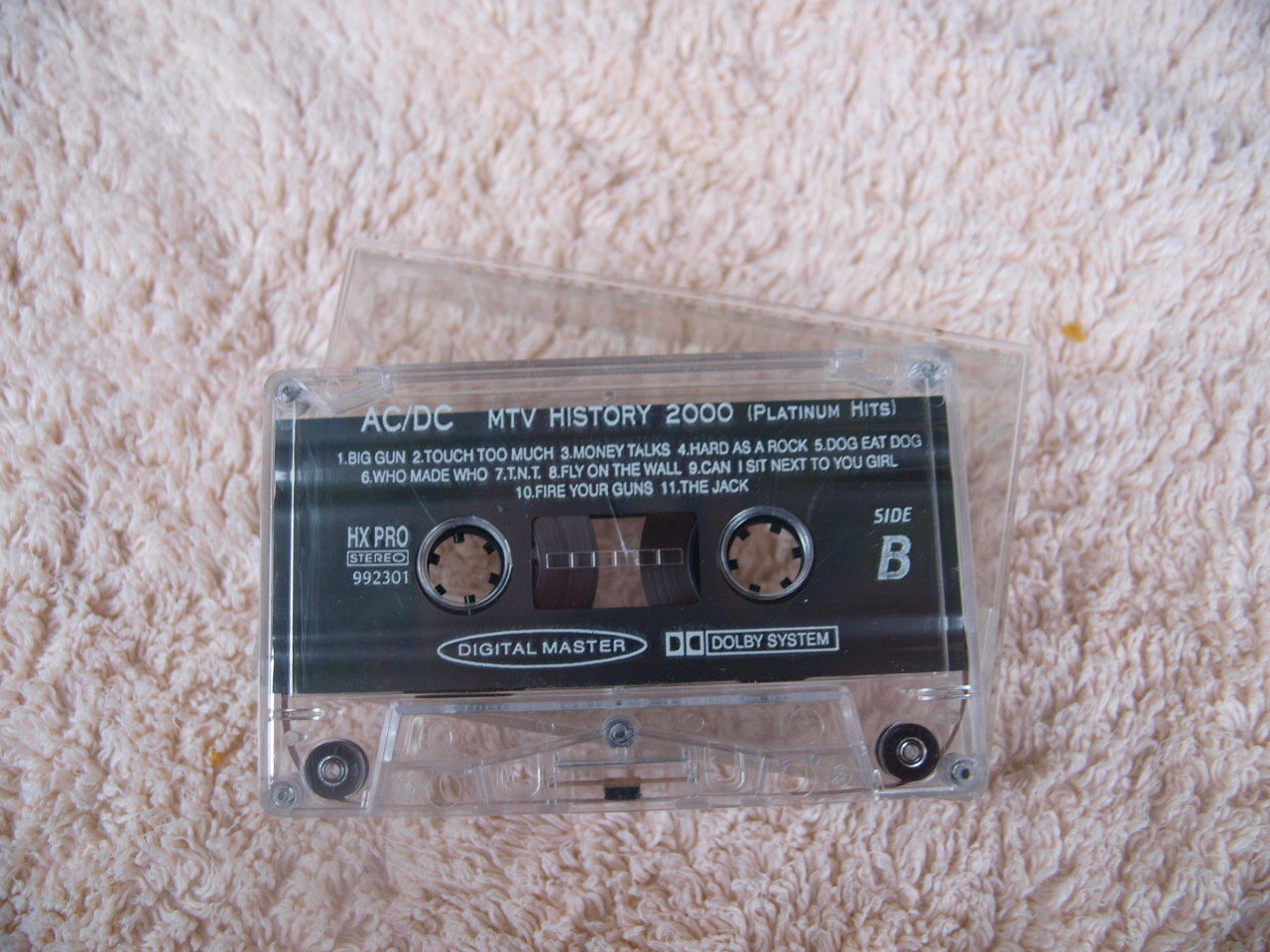 RARE AC/DC MTV HISTORY 2000 CASSETTE ONLY NO INLAY MADE IN RUSSIA ...