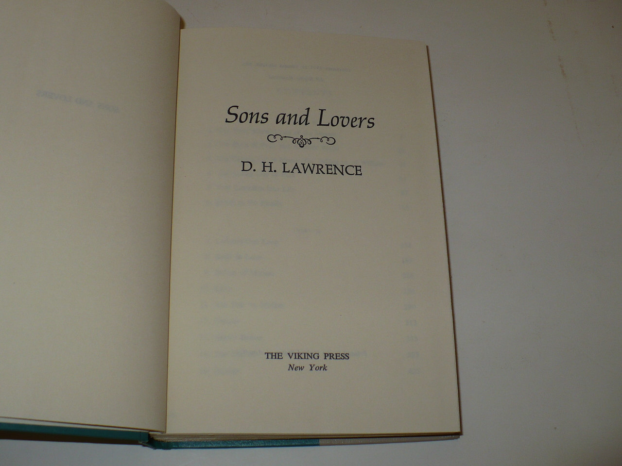lawrence sons and lovers
