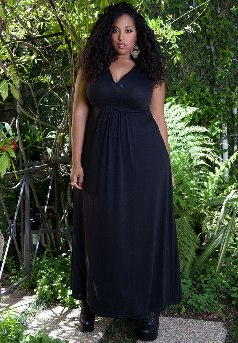 Sexy Swak Designs Black Plus Size Bonnie Or Lois Maxi Dress Party