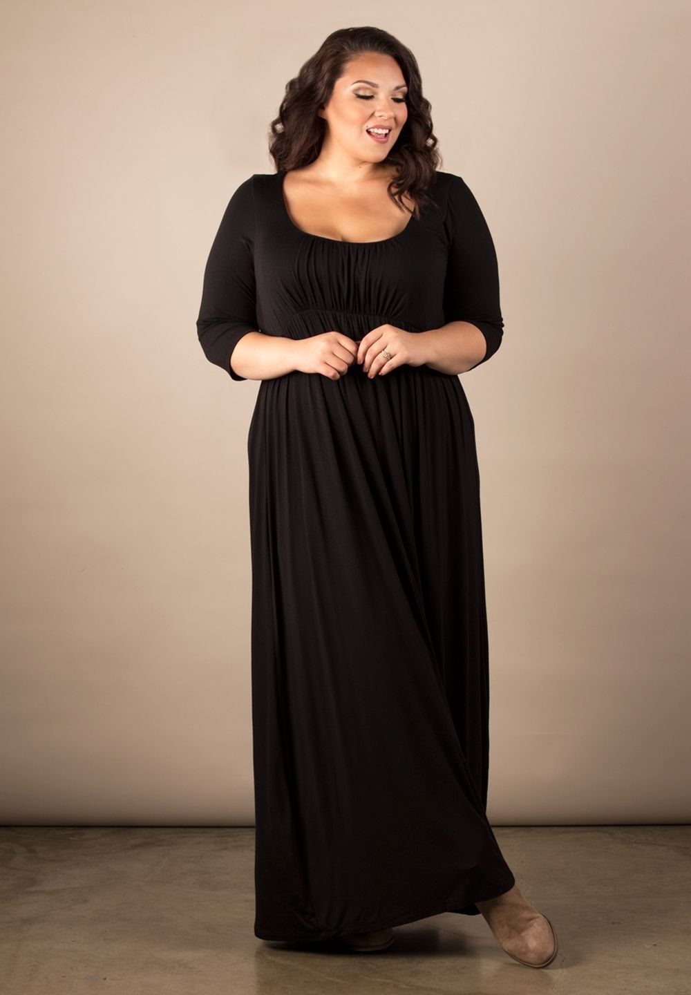 Sexy Swak Designs Black Plus Size Bonnie Or Lois Maxi Dress Party