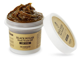 Skinfood Black Sugar Mask Wash Off Exfoliator, 3.53 Ounce