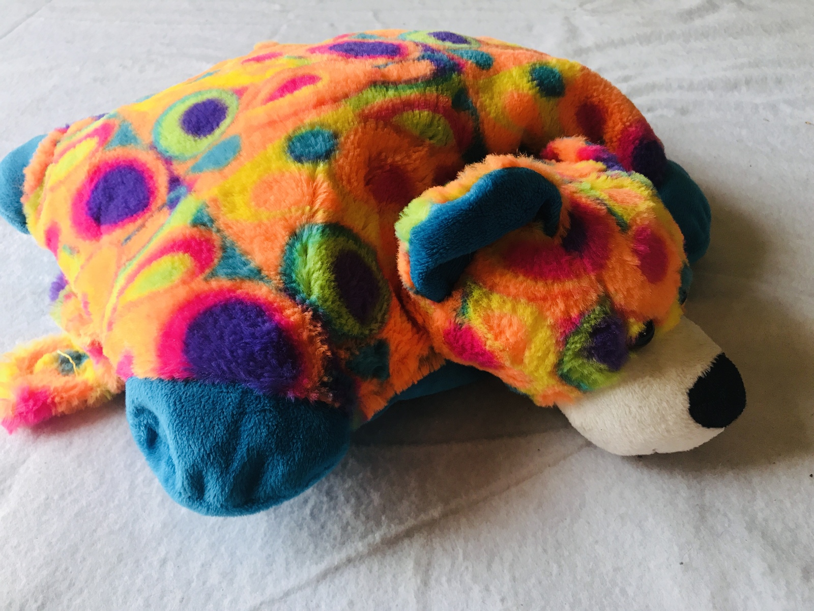 Primary image for Pillow pets Pee Wee Tie-dye Peace Bear