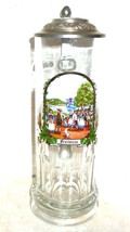 Patrizier Brau Nuremberg / Furth Festwiese lidded German Beer Glass Seidel - £14.90 GBP