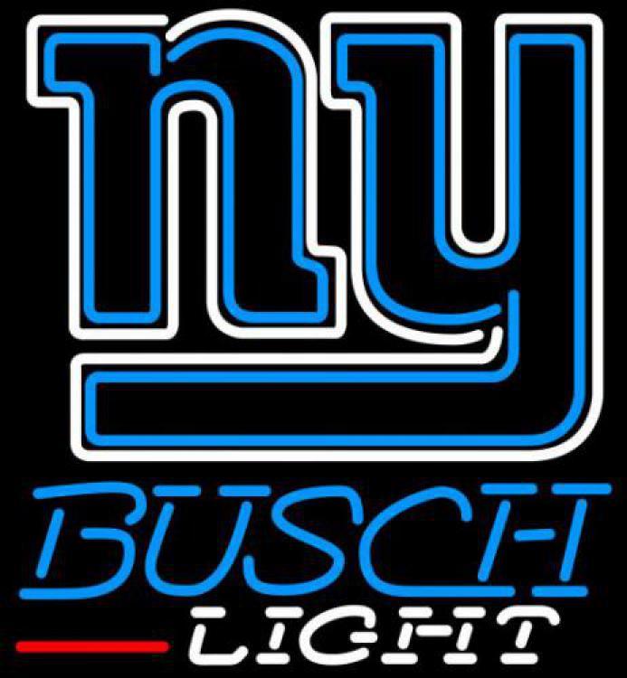 Busch Light NFL New York Giants Neon Sign and similar items