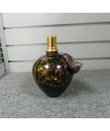 Gold Flecked Tortoise Scented Oil Diffuser ~ Heavy Blown Glass  w/Gold Cap - $28.71