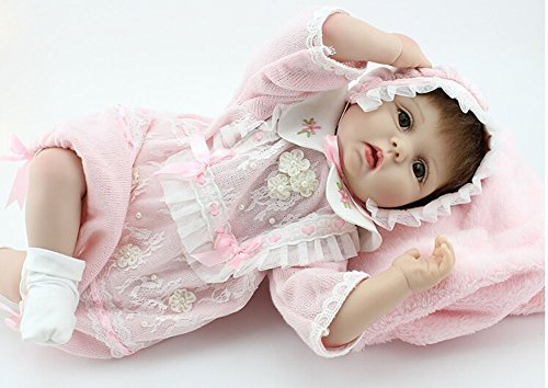 Realistic Reborn Fake Babies Soft Vinyl Girl Doll Realistic Reborn Fake Babies Soft Vinyl Girl Doll