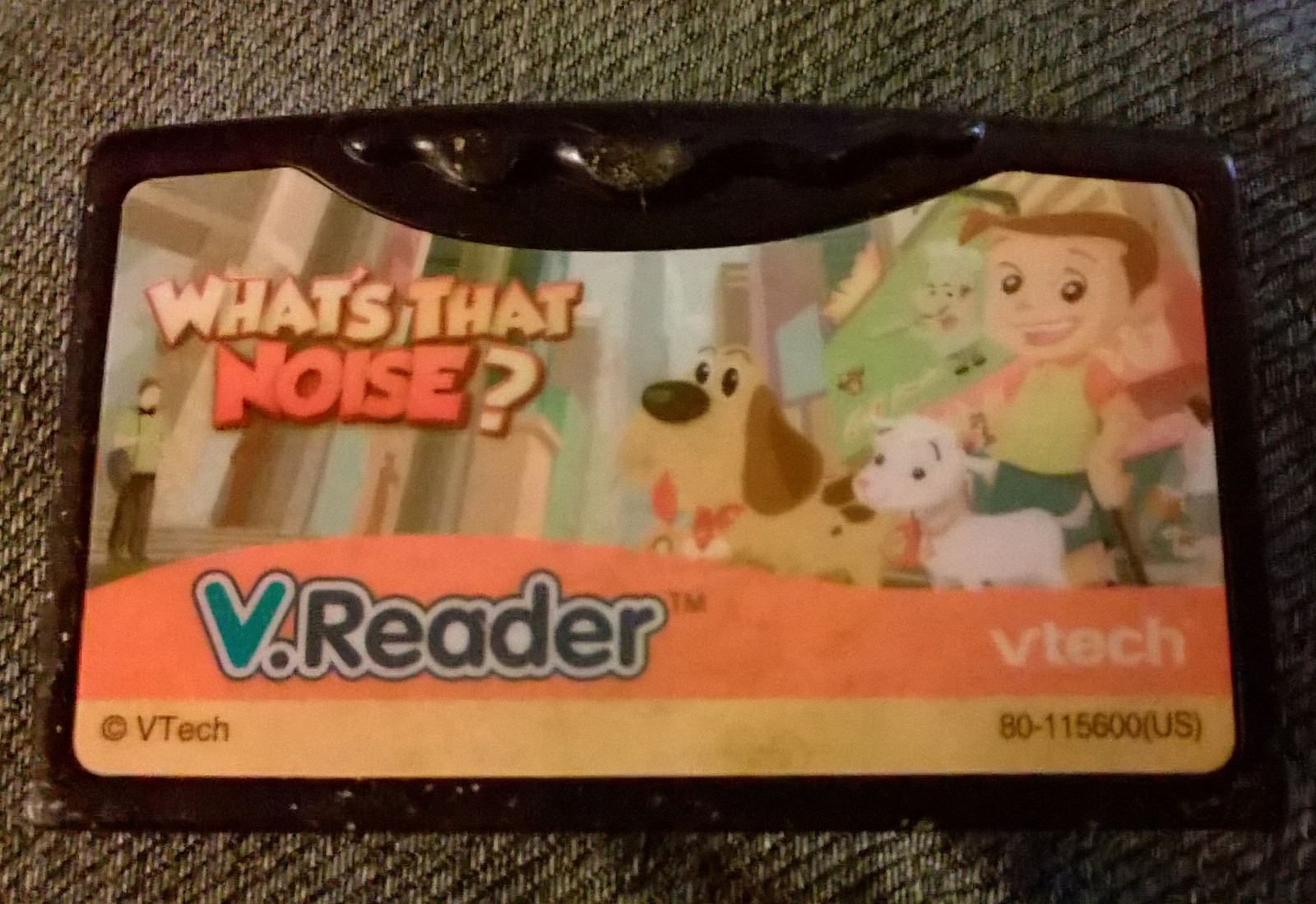 vtech V.Reader Game What's That Noise? Learning System Game Cartridge