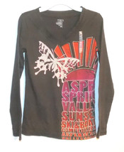 Old Navy Girls Long Sleeve T-Shirt Brown Size Large 10-12 NWT - $8.59