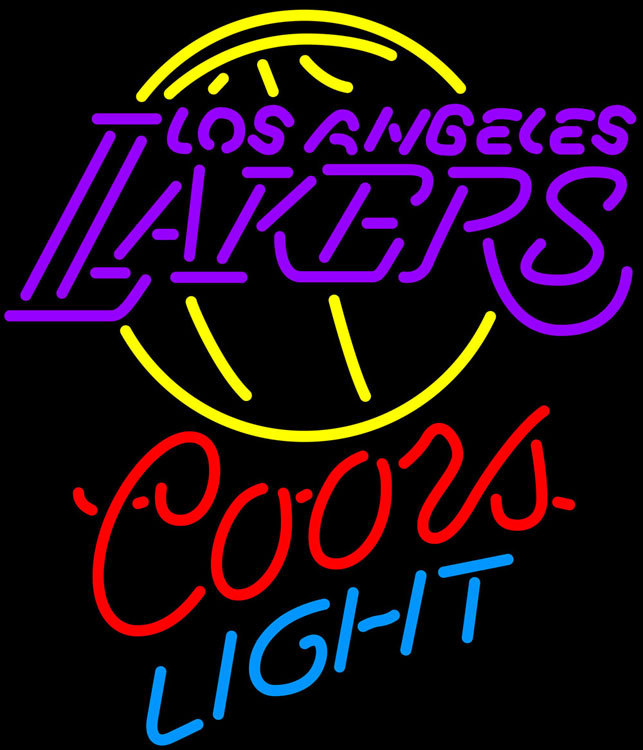 Coors Light NBA Los Angeles Lakers Neon Sign Other Collectible Lighting