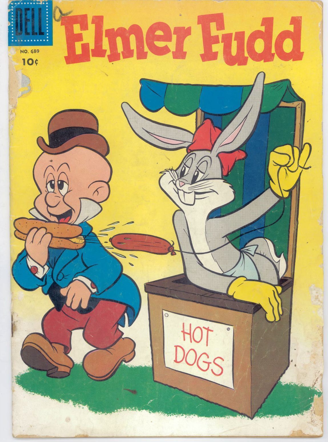 Elmer Fudd Comic Book - Vintage 1956 Dell Warner Bros Cartoon #689 ...