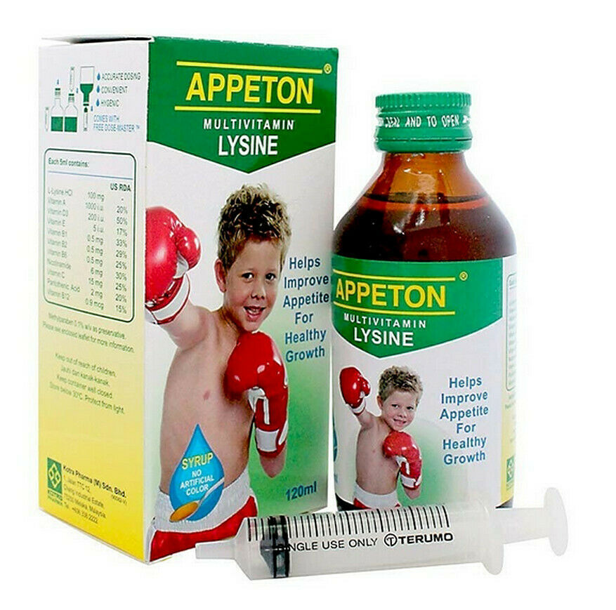 2 X 120 ml APPETON Multivitamin Dietary Food Liquid Children Free