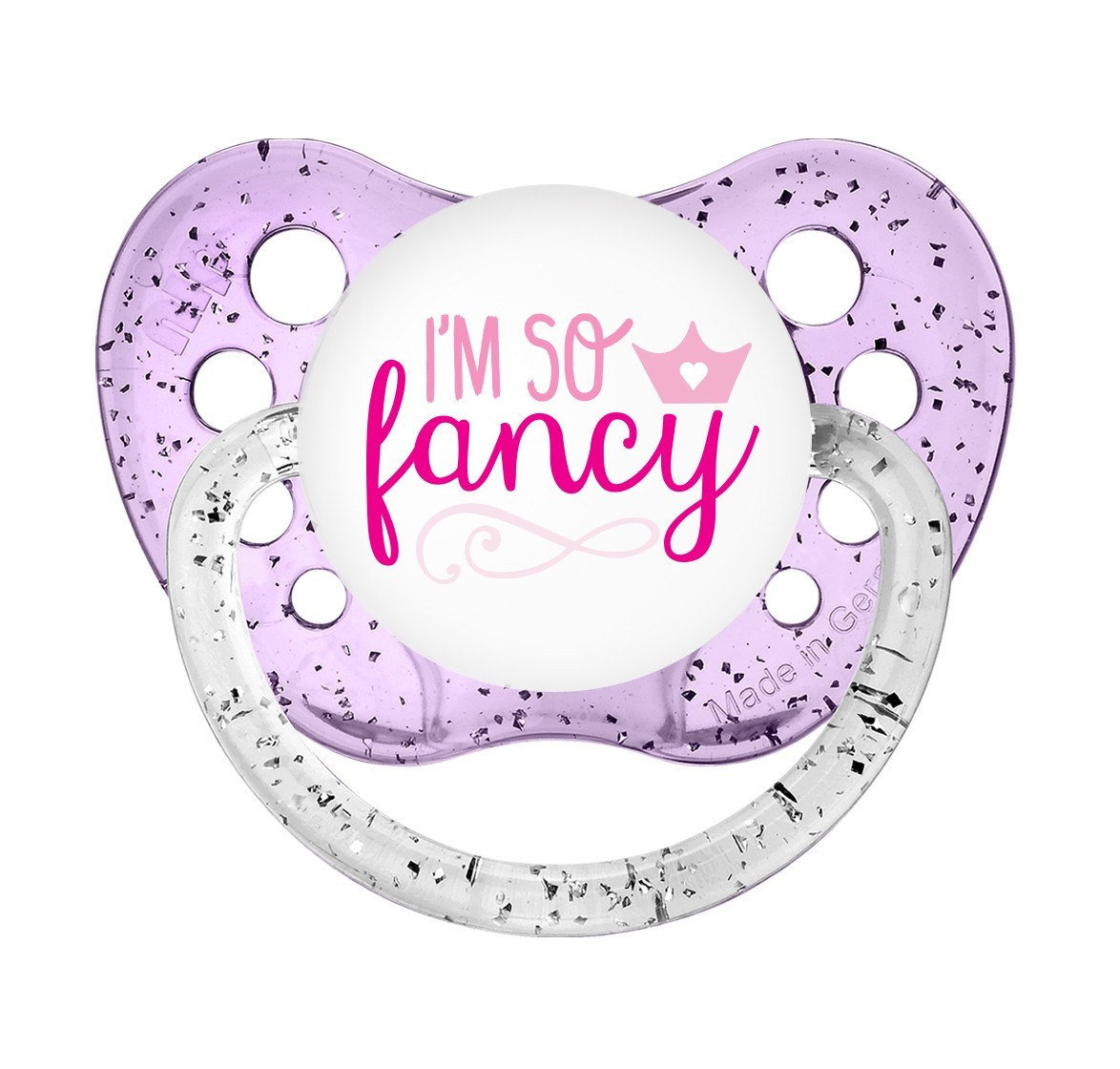 fancy pacifier for baby girl