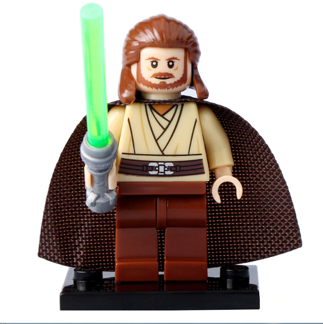 Qui-Gon Jinn - Star Wars Duel on Naboo Minifigure Block Gift Toy - Figures