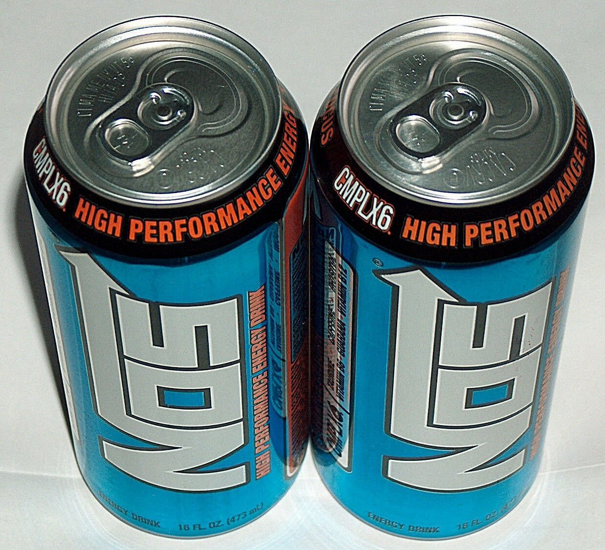 NEW 2 Lot 16oz NOS Energy High Performance Enhanced Blue Drink Full