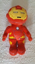 8.5" Plush Stuffed Marvel Ironman, Velour, Soft, Little Hands, No Tags, Cl EAN - $10.39