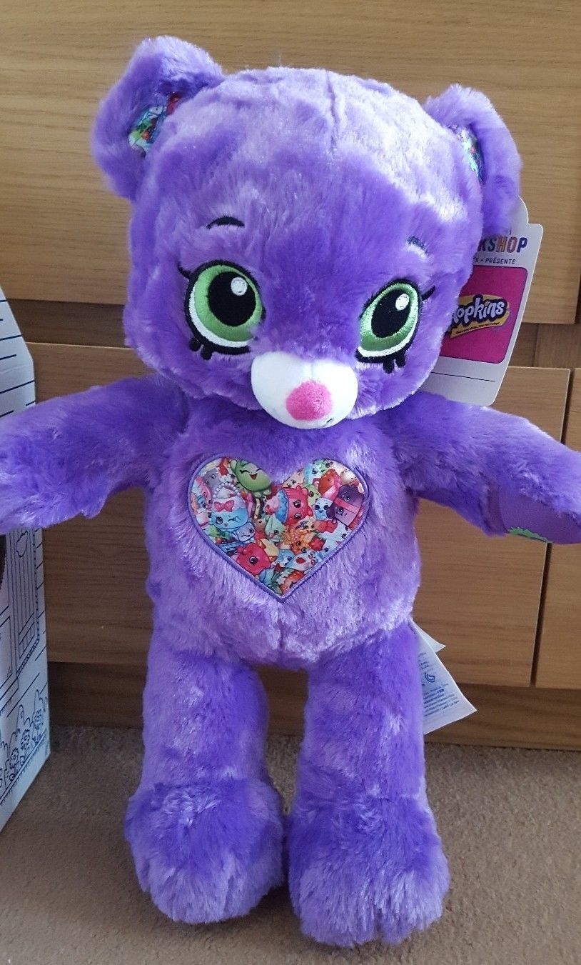 build a bear purple bear