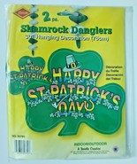 1995 Beistle 30&quot; 2 piece Shamrock Danglers Hanging Decoration New in Pac... - $19.99