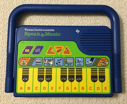Texas Instruments SPEAK AND MUSIC Electronic Learning Toy - Tested WORKS!!! - $47.52