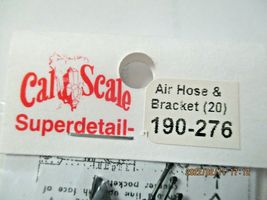 Cal Scale # 190-276 Air Hose & Bracket Pack of 20 HO-Scale image 3