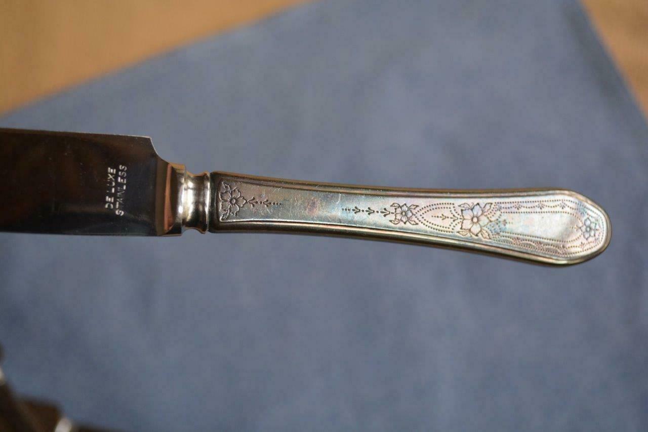 6 knives Vintage 1927 Paul Revere Oneida Community silverplate flatware