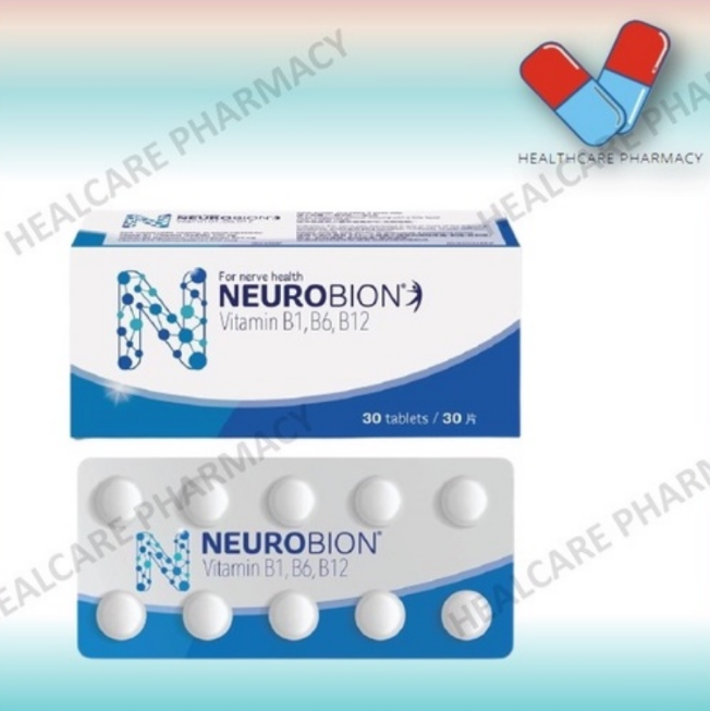 Neurobion Vitamin B1 B6, B12 B Complex For Nerve Pain Relief 60'S X 5