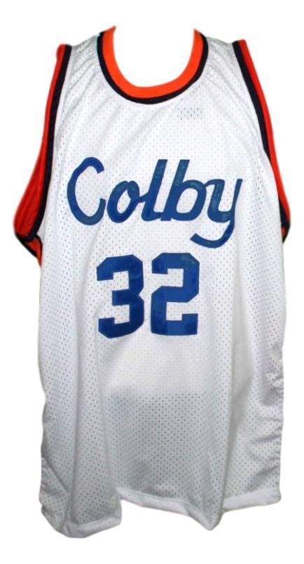 Hoop dreams movie curtis gates colby basketball jersey white  1