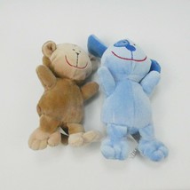 Koala Baby Plush Rattle Baby Crib or Travel Toys Brown Monkey Blue Puppy Dog Set - $12.16