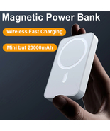 20000mAh Magnetic Power Bank Mini Portable Large Capacity Charger PD20W ... - $26.99