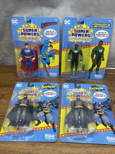 Primary image for McFarlane Toys DC Super Powers 4 Action Figures Batman Superman Green Lantern