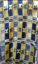 Michigan Wolverines 13-by-56 inch Maize and Blue Ladies Scarf NEW - $5.99